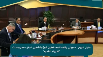 عاجل اليوم.. مدبولي يكلف المحافظين فورًا بتشكيل لجان حصر وحدات “الإيجار القديم”